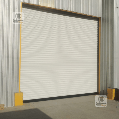 Cortina de acero estilo duela europea para uso industrial